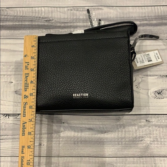 Reaction Kenneth Cole Black Mini Satchel - Picture 9 of 10